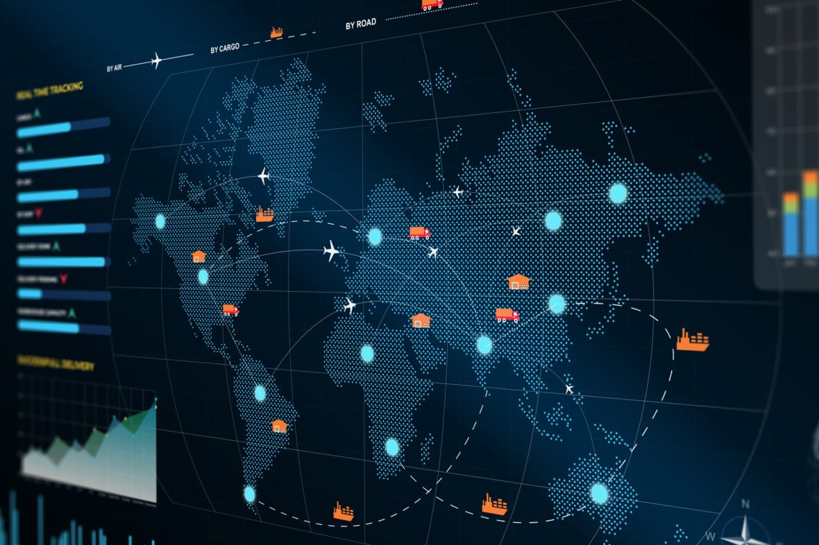 Interactive Indian export data dashboard showing global trade statistics